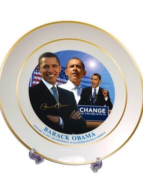 Barack Obama Commemorative Collector Plate